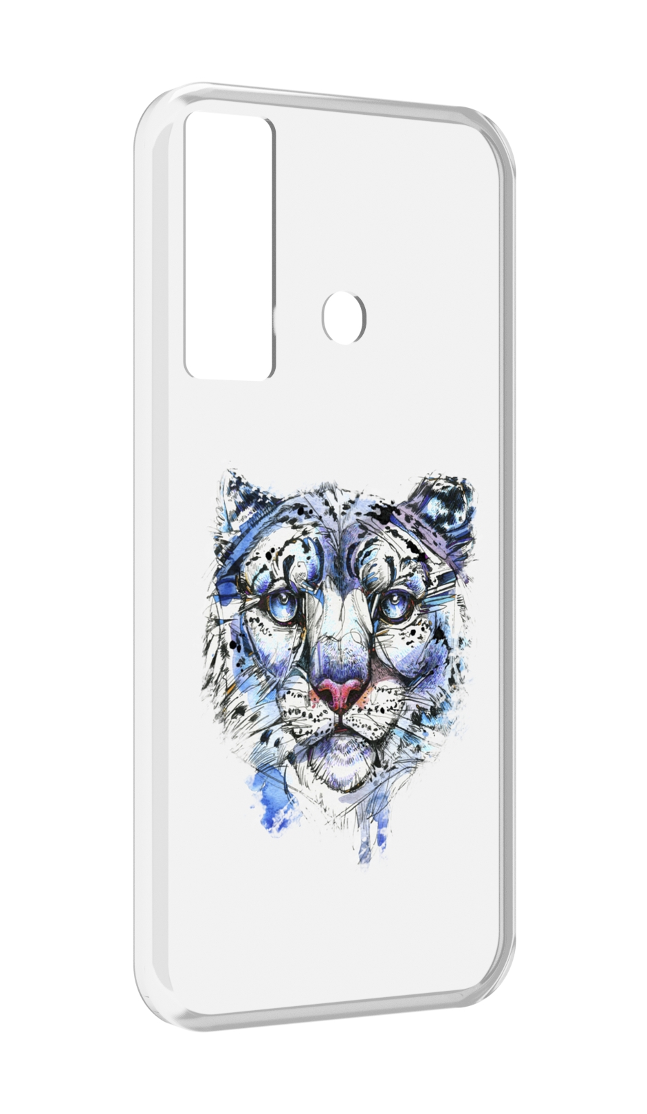 

Чехол MyPads Тигр 4 для Tecno Camon 17, Прозрачный, Tocco