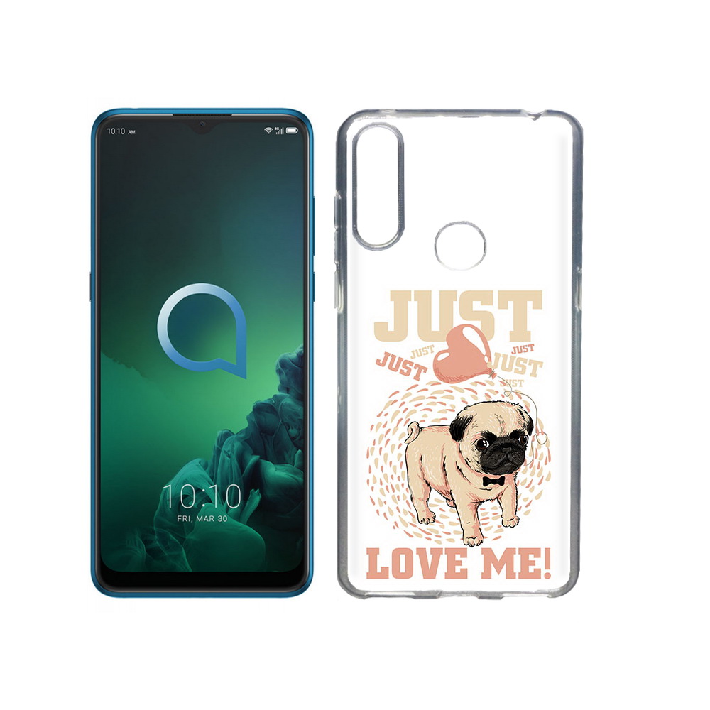 

Чехол MyPads Tocco для Alcatel 3X Люби меня (PT227136.670.109), Прозрачный, Tocco