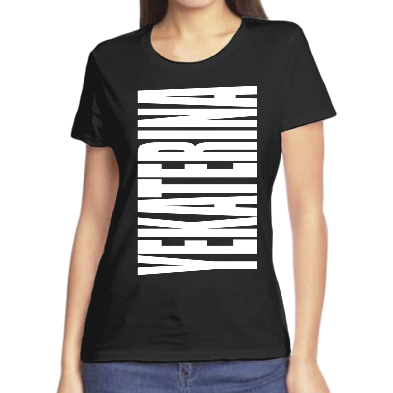 

Футболка женская черная 54 р-р екатерина, Черный, fzh_Yekaterina