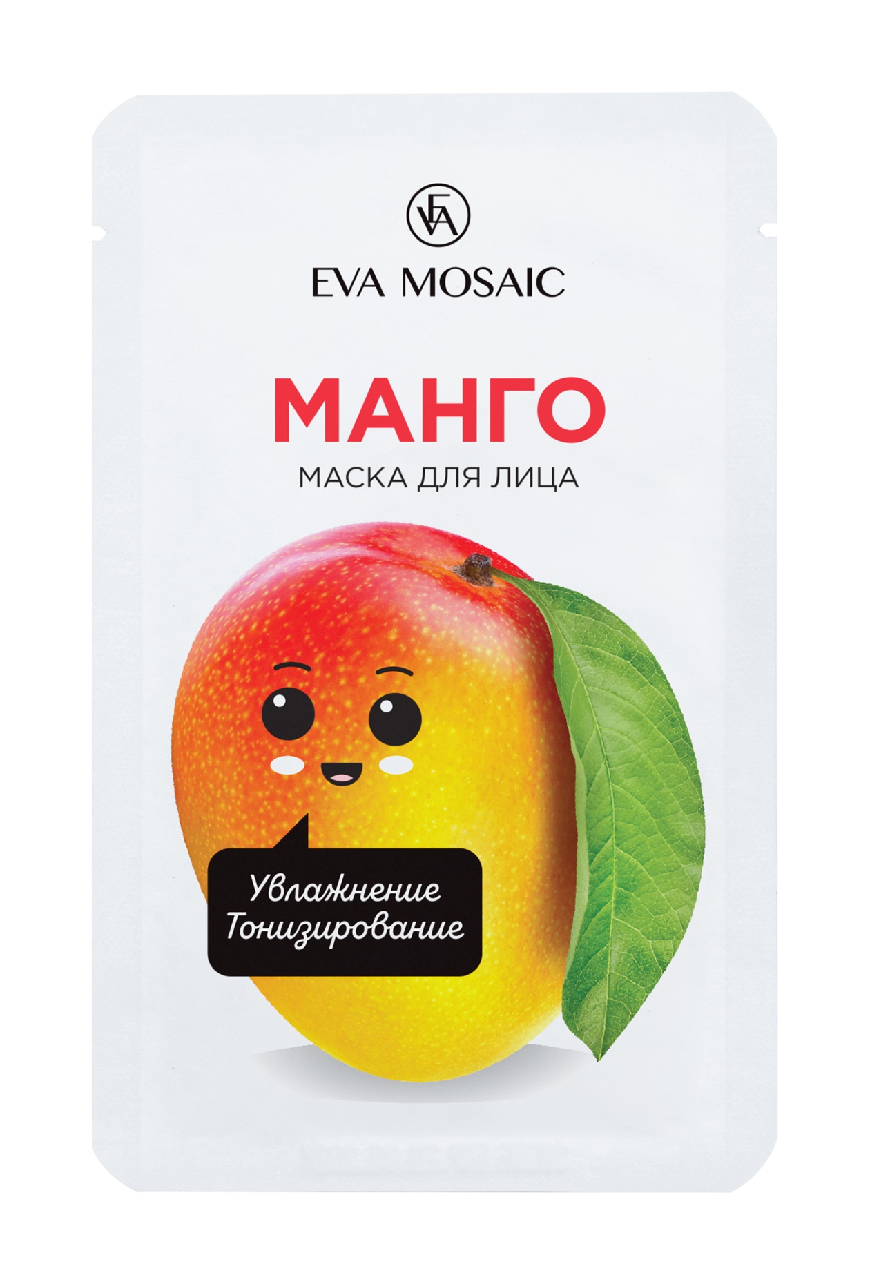 

Маска для лица Eva Mosaic Тканевая для увлажнения кожи Манго 29г