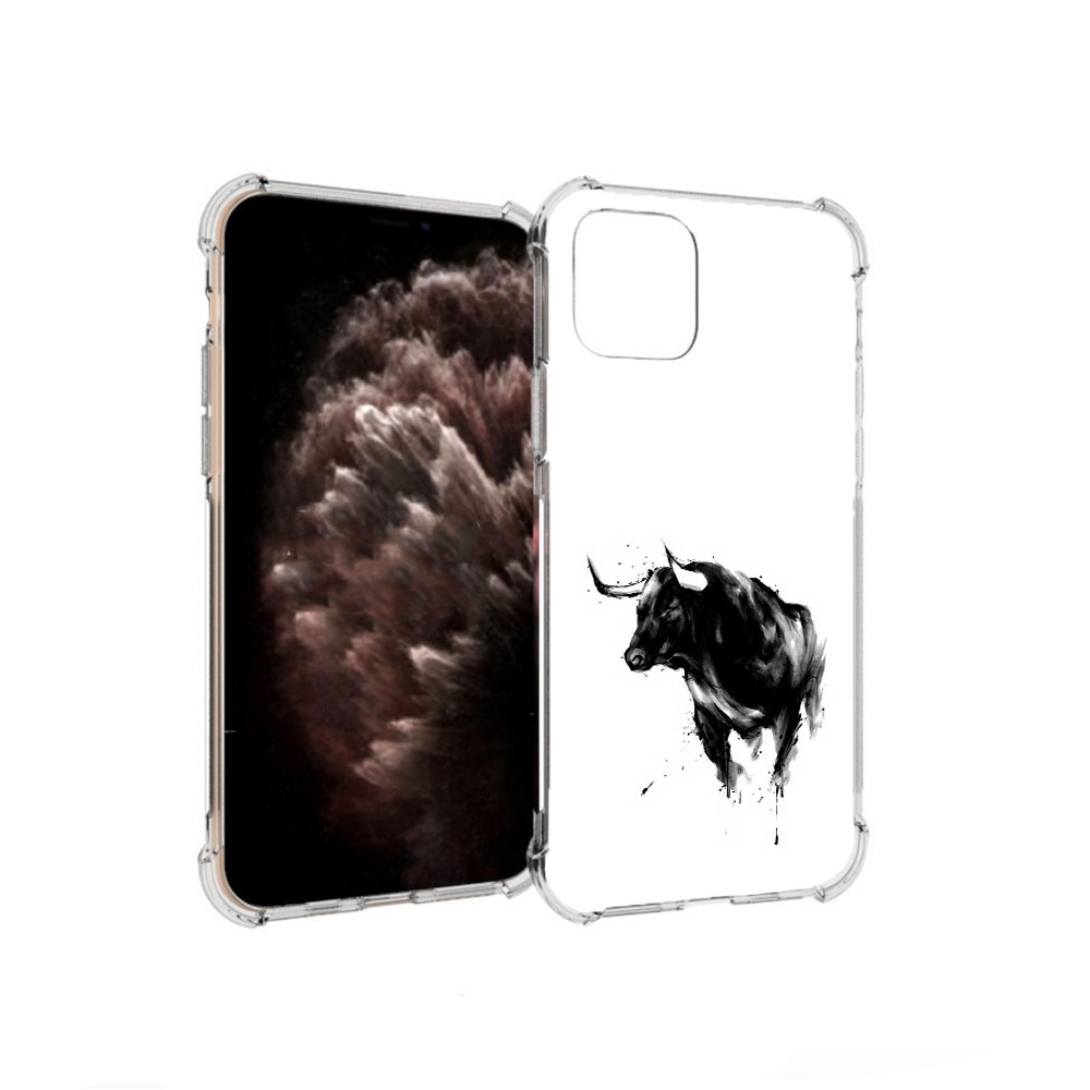 

Чехол MyPads Tocco для Apple iPhone 11 Pro бык, Прозрачный, Tocco