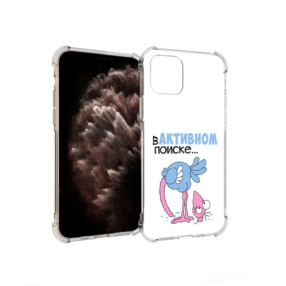 

Чехол MyPads Tocco для Apple iPhone 11 Pro в активном поиске, Прозрачный, Tocco