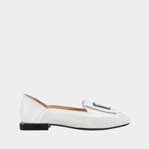 

Лоферы женские Versiya shop 1605/21 белые 39 RU, 1605/21
