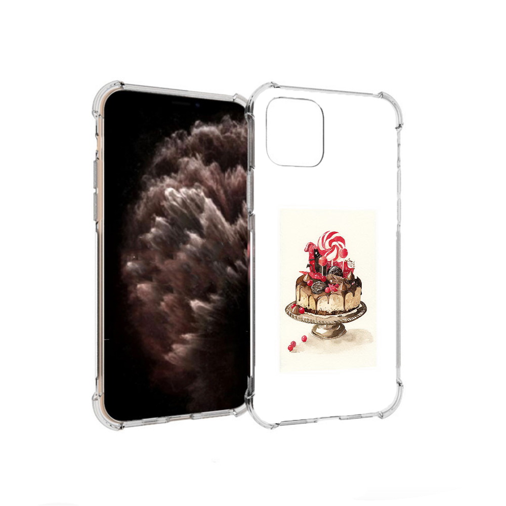 

Чехол MyPads Tocco для Apple iPhone 11 Pro вкусный торт, Прозрачный, Tocco