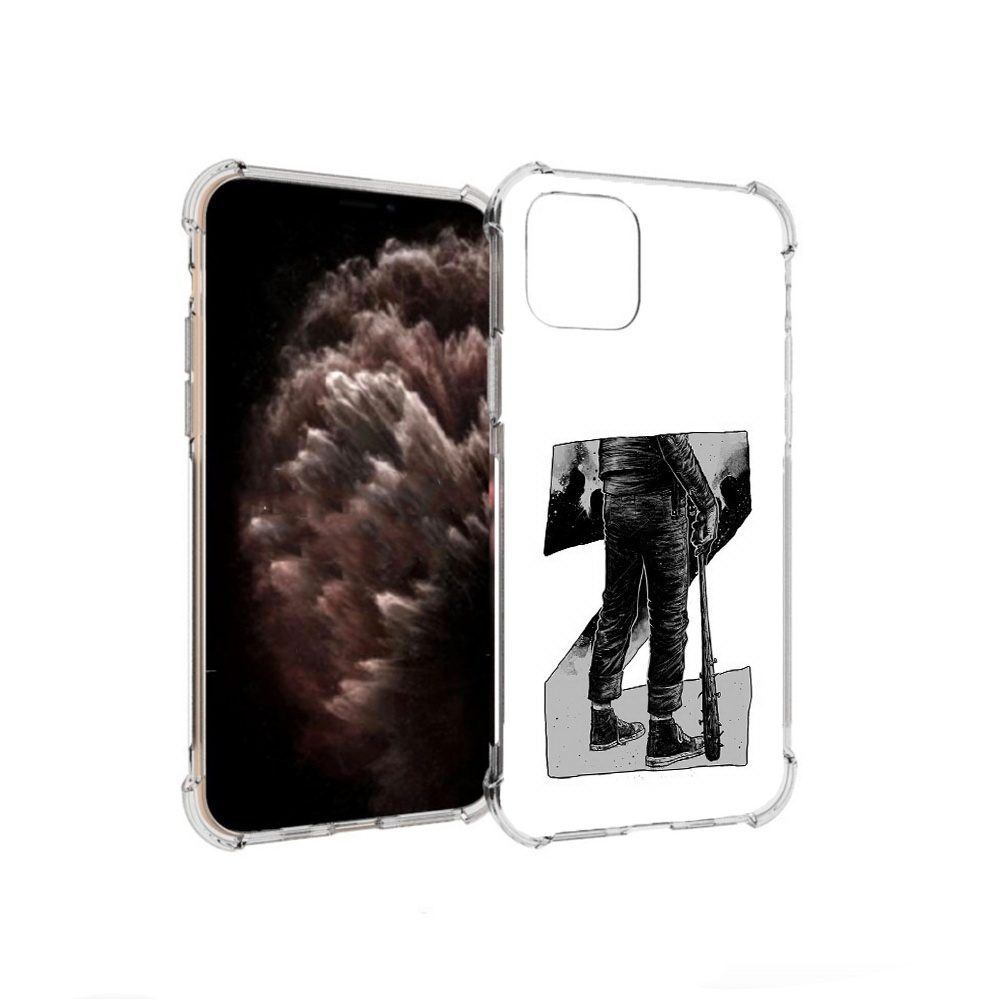

Чехол MyPads Tocco для Apple iPhone 11 Pro воин черно белый, Tocco