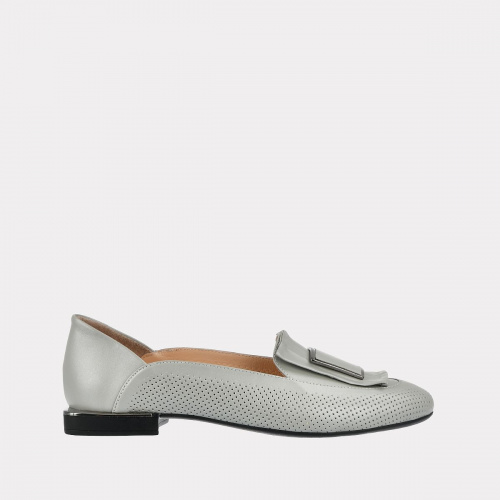 

Лоферы женские Versiya shop 1605/21 серые 36 RU, 1605/21