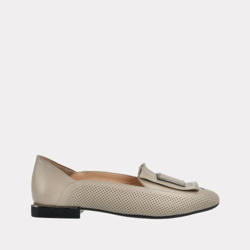 

Лоферы женские Versiya shop 1605/21 бежевые 36 RU, 1605/21