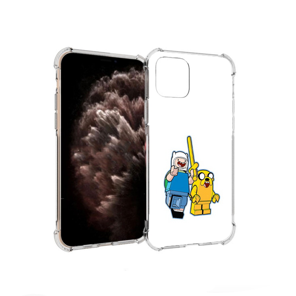

Чехол MyPads Tocco для Apple iPhone 11 Pro время приключений лего, Прозрачный, Tocco