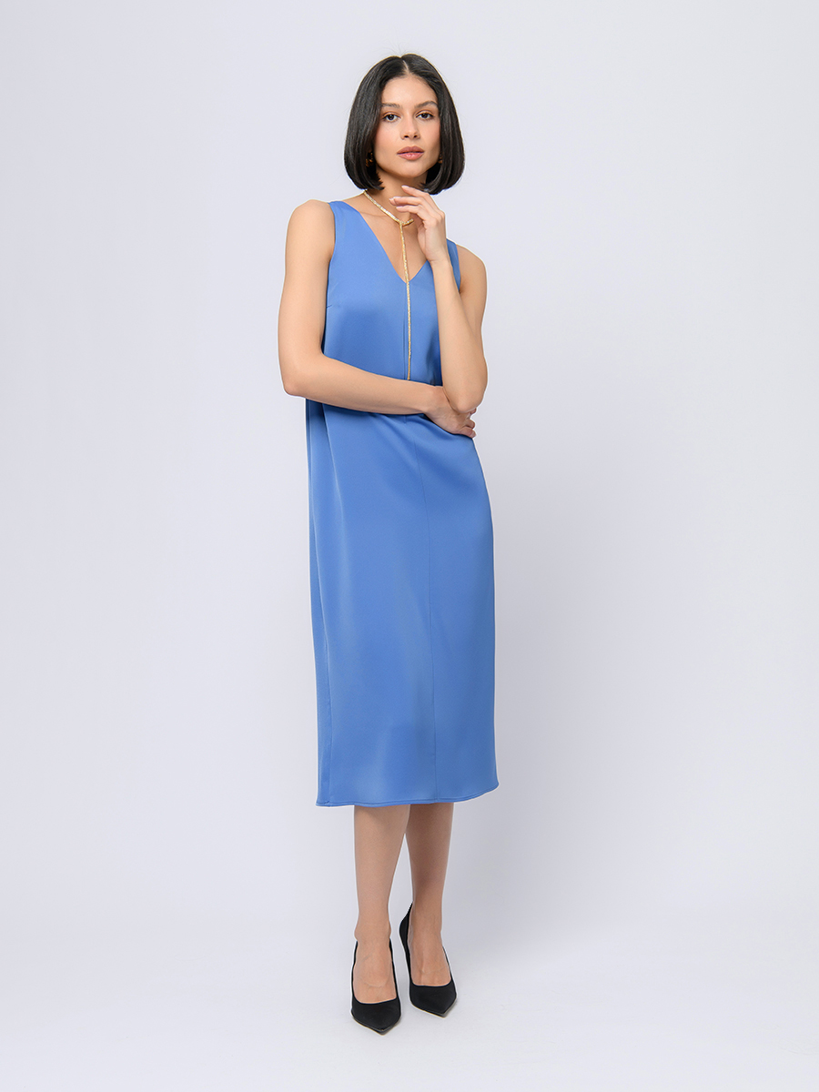 

Платье женское 1001dress 0103075BB синее 48 RU, Синий, 0103075BB