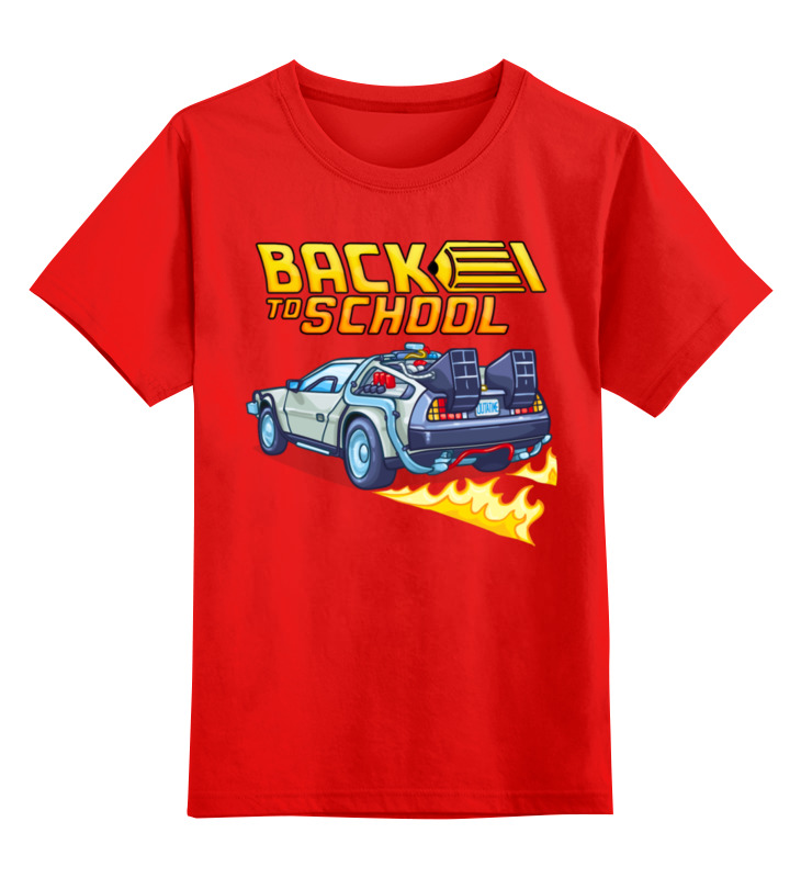 

Детская футболка Printio Future school цв.красный р.104, 0000002881849