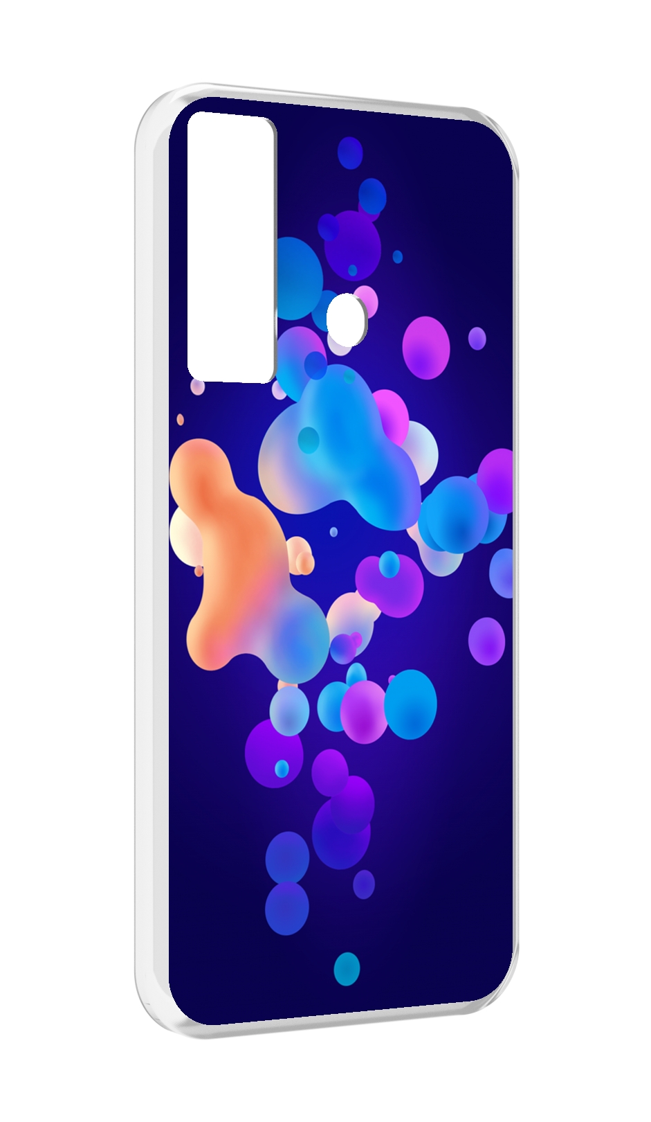 

Чехол MyPads абстрактные-пузырьки для Tecno Camon 17, Прозрачный, Tocco