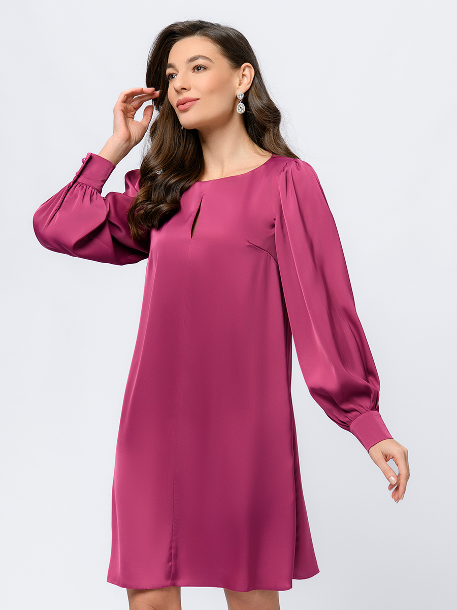Платье женское 1001dress 0103021BO фиолетовое 50 RU