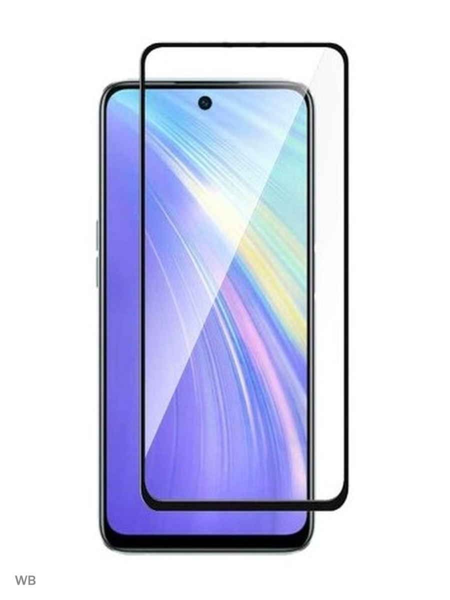 

Защитное стекло для Tecno Pova 4 Full Glue Black, Tecno Pova 4