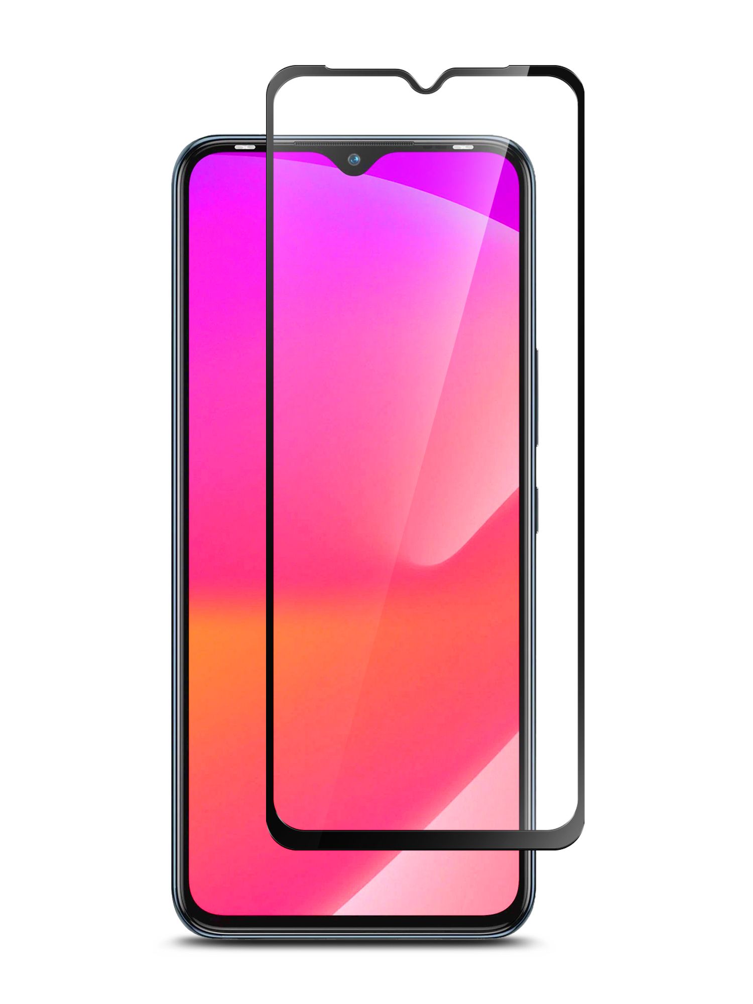 

Защитное стекло Borasco Tempered Glass Infinix Smart 6 Plus Black, infinix smart 6 plus