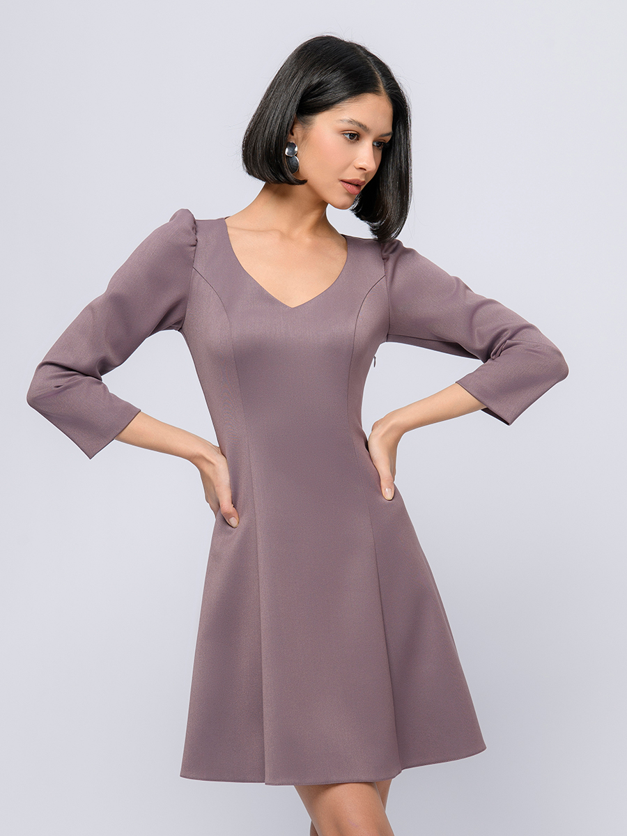 Платье женское 1001dress 0103006MO фиолетовое 50 RU