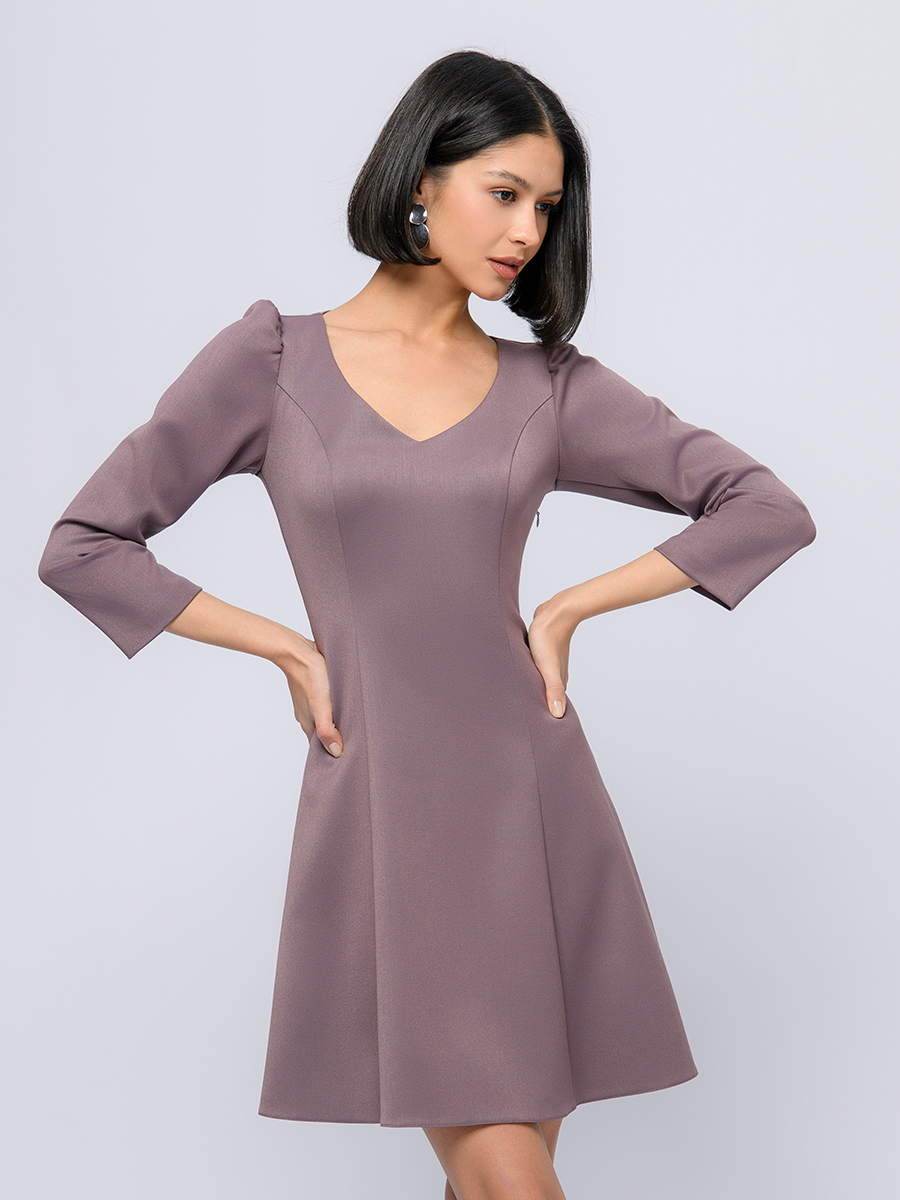 

Платье женское 1001dress 0103006MO фиолетовое 50 RU, Фиолетовый, 0103006MO