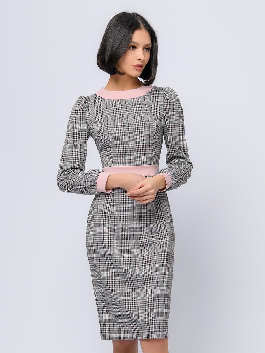 

Платье женское 1001dress 0103113GP серое 50 RU, Серый, 0103113GP