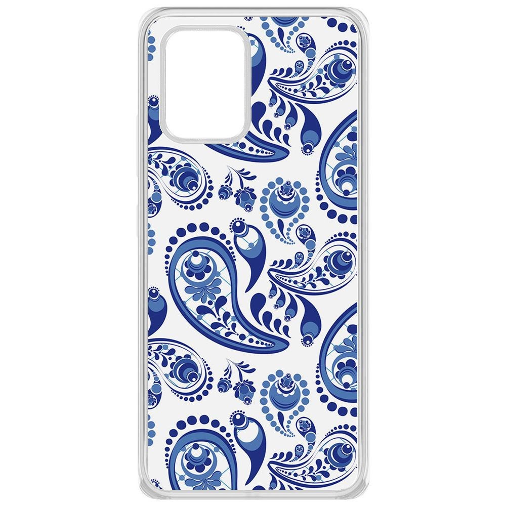 

Чехол-накладка Krutoff Clear Case Гжель для Samsung Galaxy S10 Lite