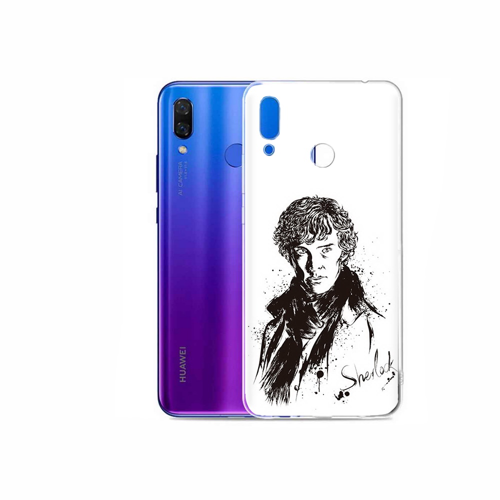 

Чехол MyPads Tocco для Honor Play шерлок холмс портрет, Прозрачный, Tocco