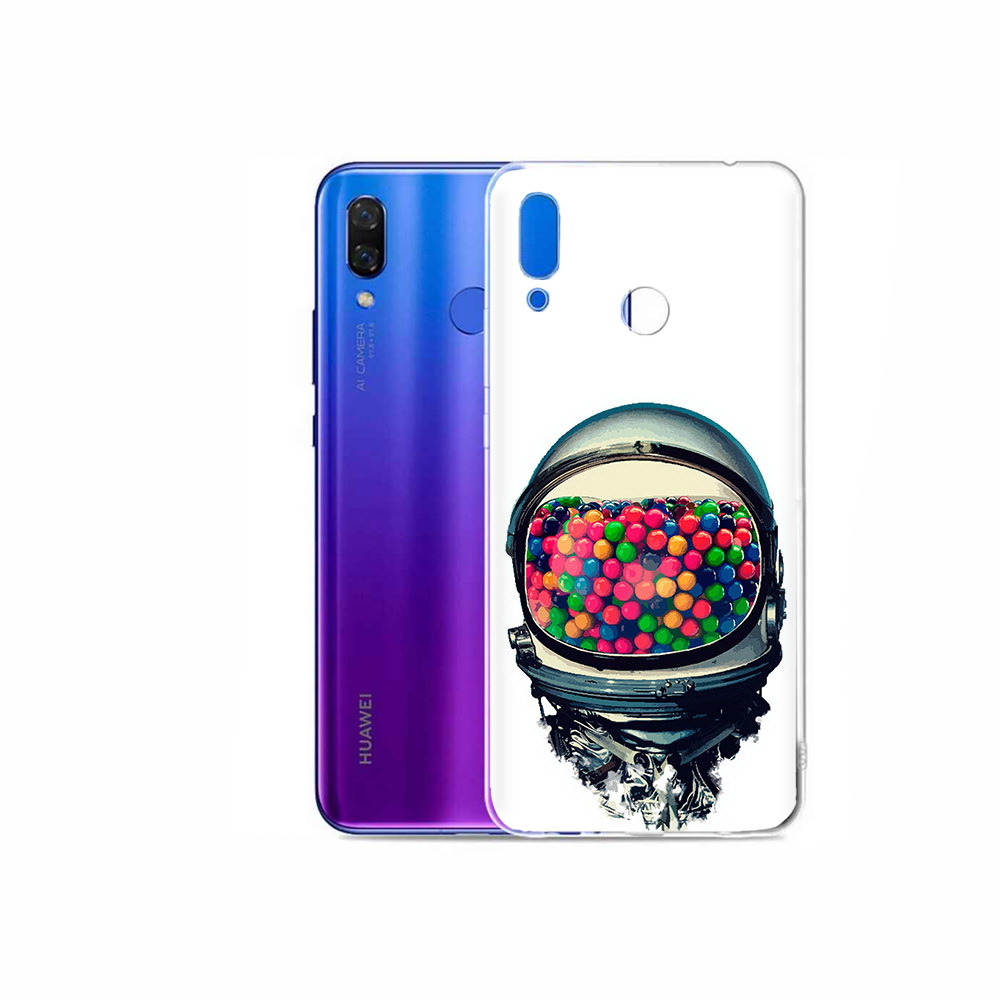 

Чехол MyPads Tocco для Honor Play шлем космонавта, Прозрачный, Tocco