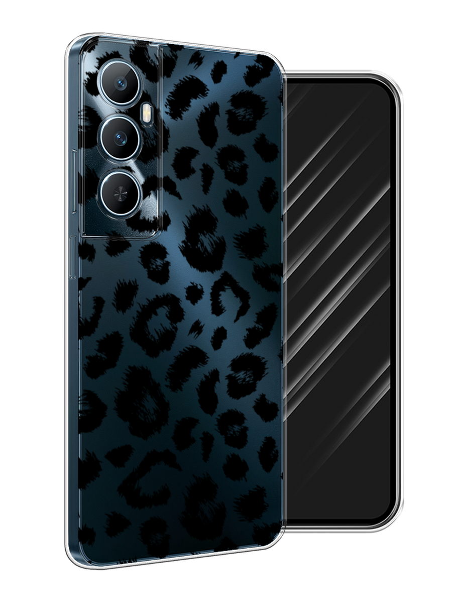 

Чехол Awog на Realme C65 "Окрас леопарда фон", Черный, 2516750-1
