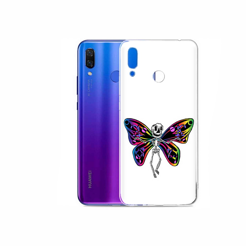 

Чехол MyPads Tocco для Honor Play эффект бабочки, Прозрачный, Tocco