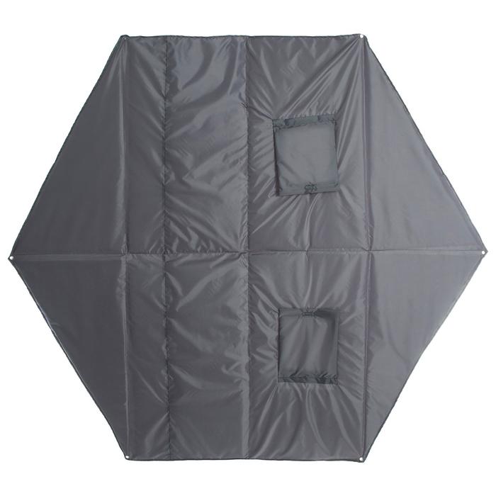 Пол для зимней палатки, 6 углов, 220 ? 220 мм, цвета микс