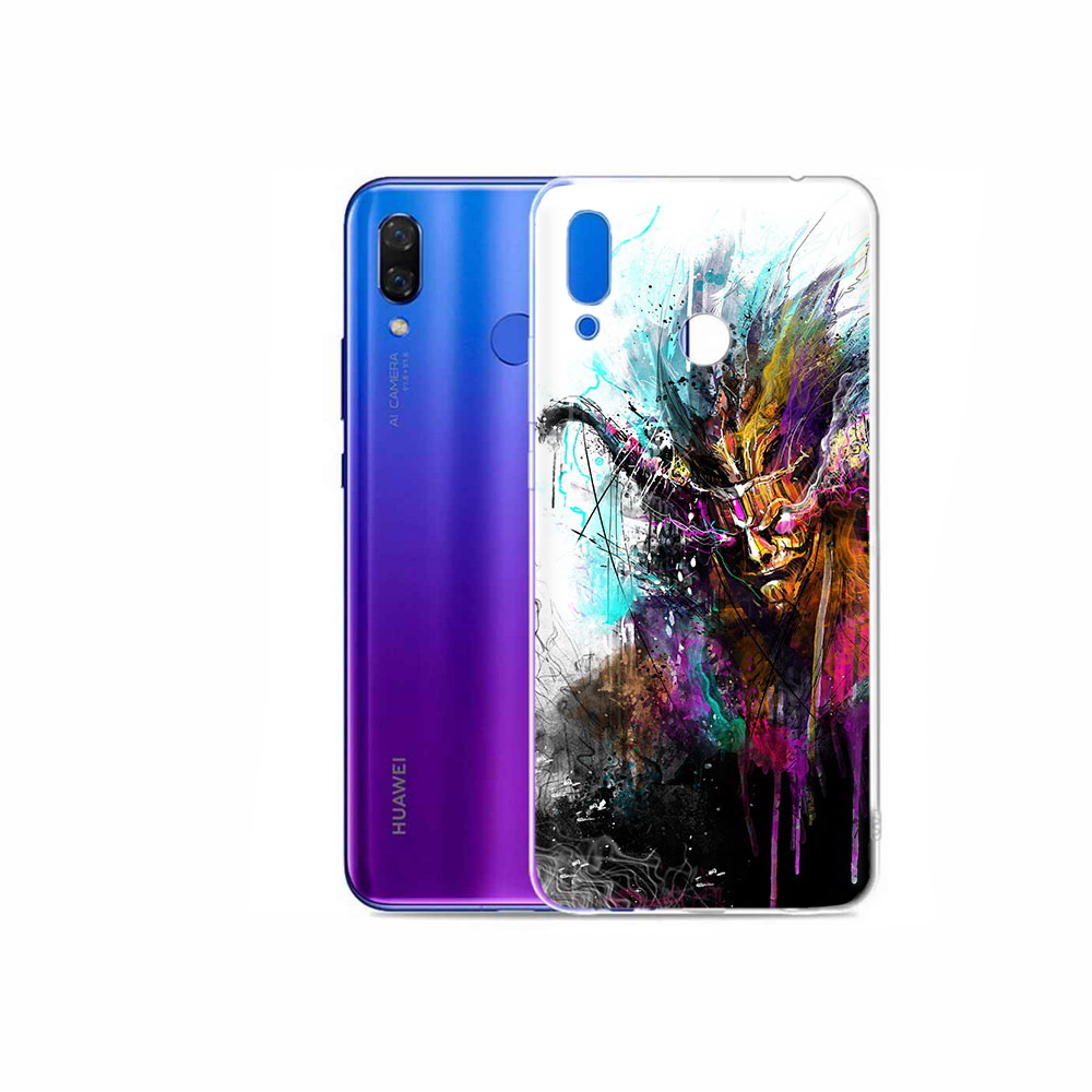 

Чехол MyPads Tocco для Honor Play яркий дьявол, Прозрачный, Tocco