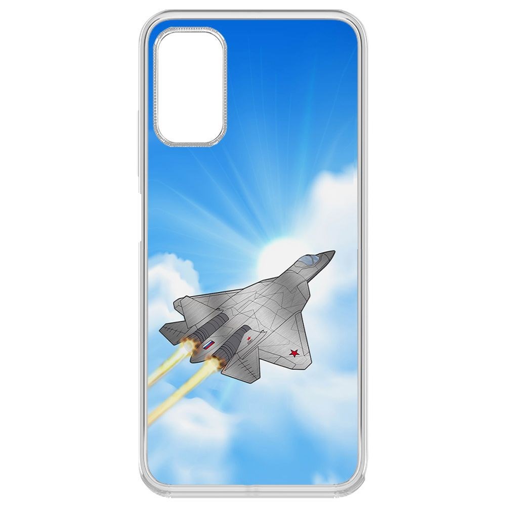 Чехол-накладка Krutoff Clear Case СУ-57 для Poco M3 Pro