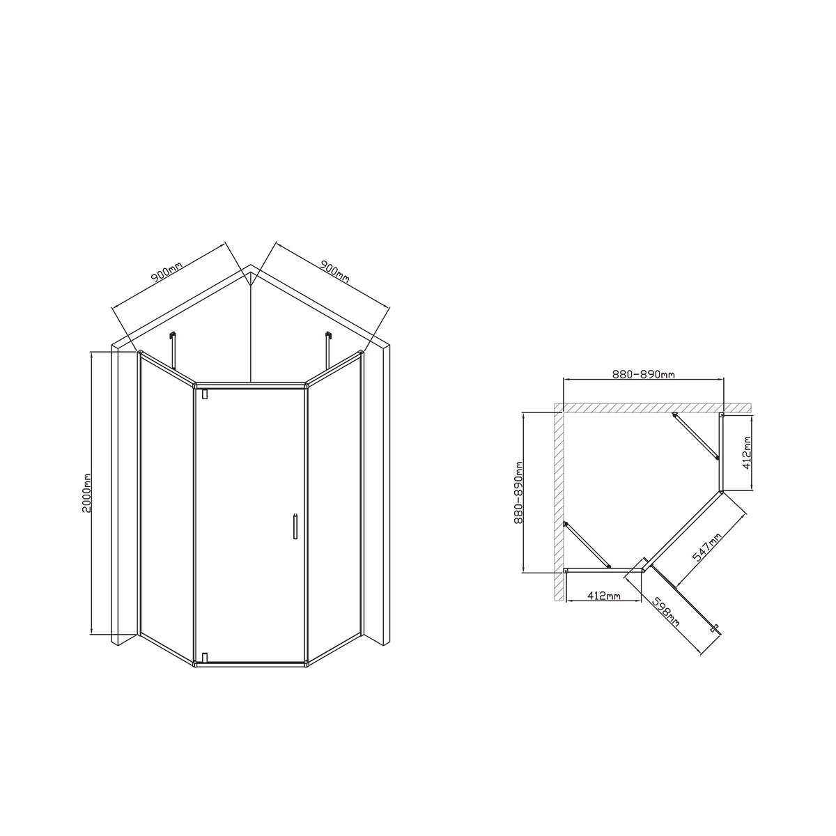 

Душевой уголок Vincea Slim-U VSP-2SU900CLB, 900*900, м.черный, стекло прозрачное, Slim-U VSP-2SU900CLB, 900*900, м.черный, стекло прозрачное