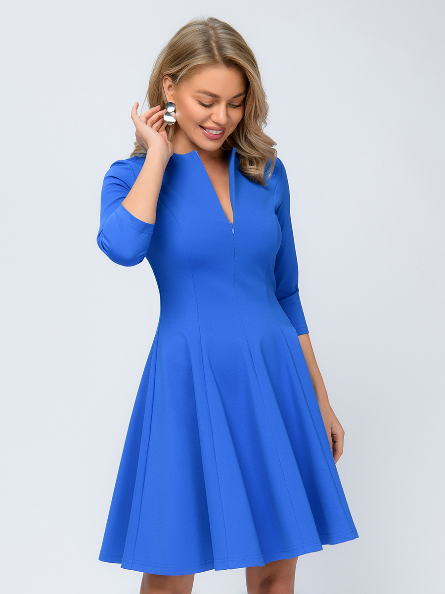 

Платье женское 1001dress 0100679NB синее 44 RU, Синий, 0100679NB