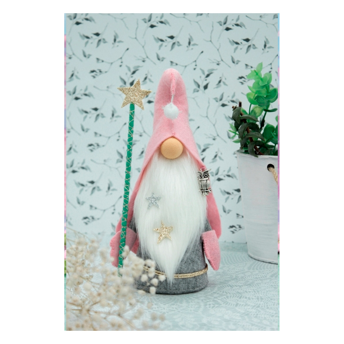 Набор для творчества Перловка Гномы для дома Гном-Сказочный 1 шт