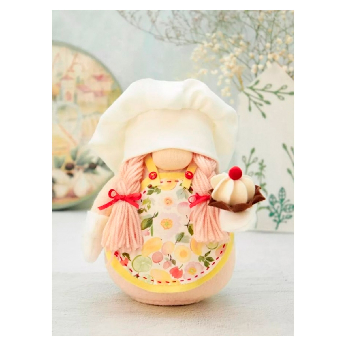 Набор для творчества Перловка Гномы для дома Гном-Зефирка 1 шт