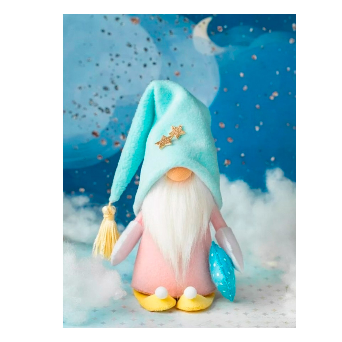 Набор для творчества Перловка Гномы для дома Гном-Сплюха 1 шт