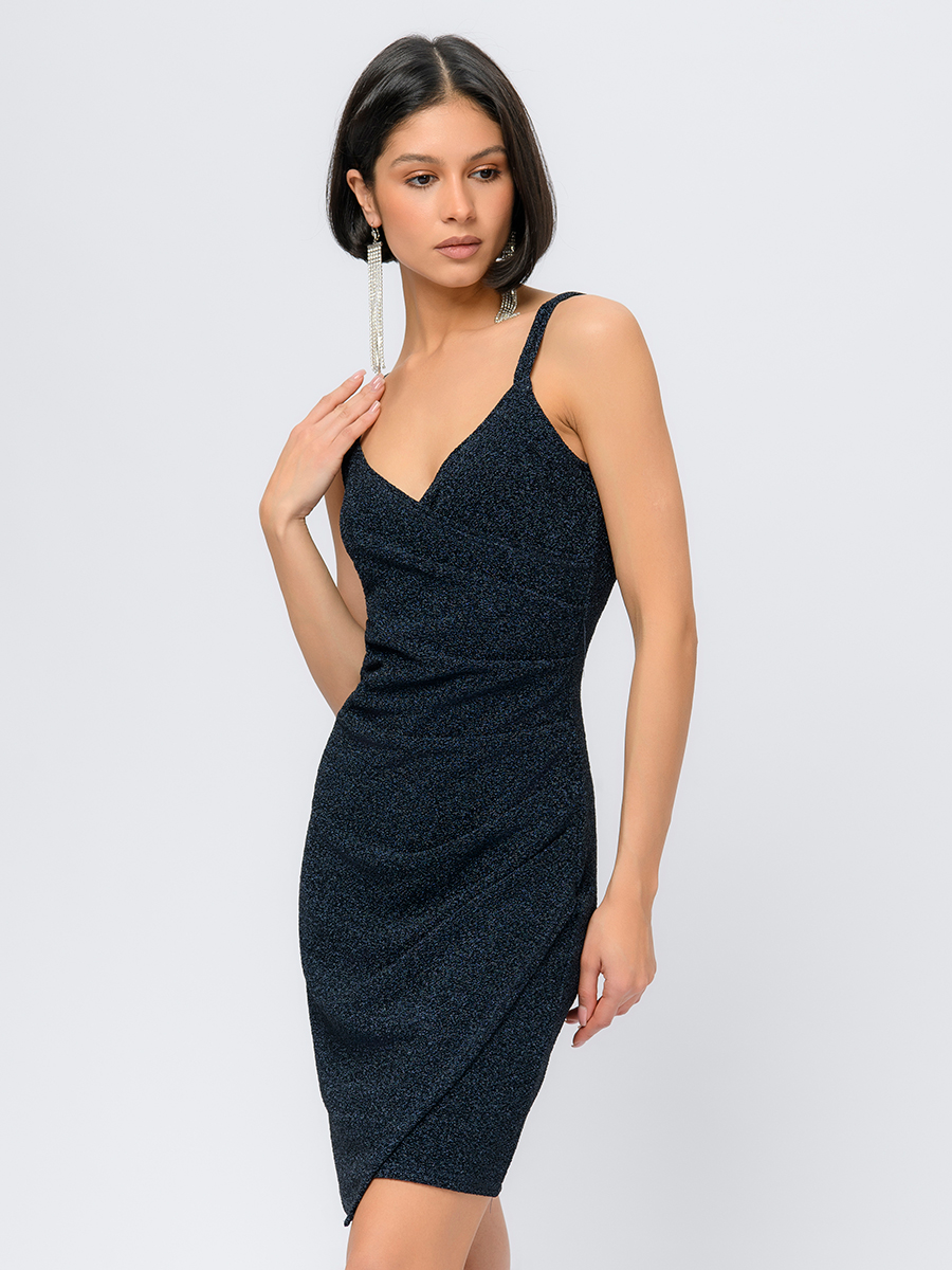 

Платье женское 1001dress 0103025DB синее 48 RU, Синий, 0103025DB