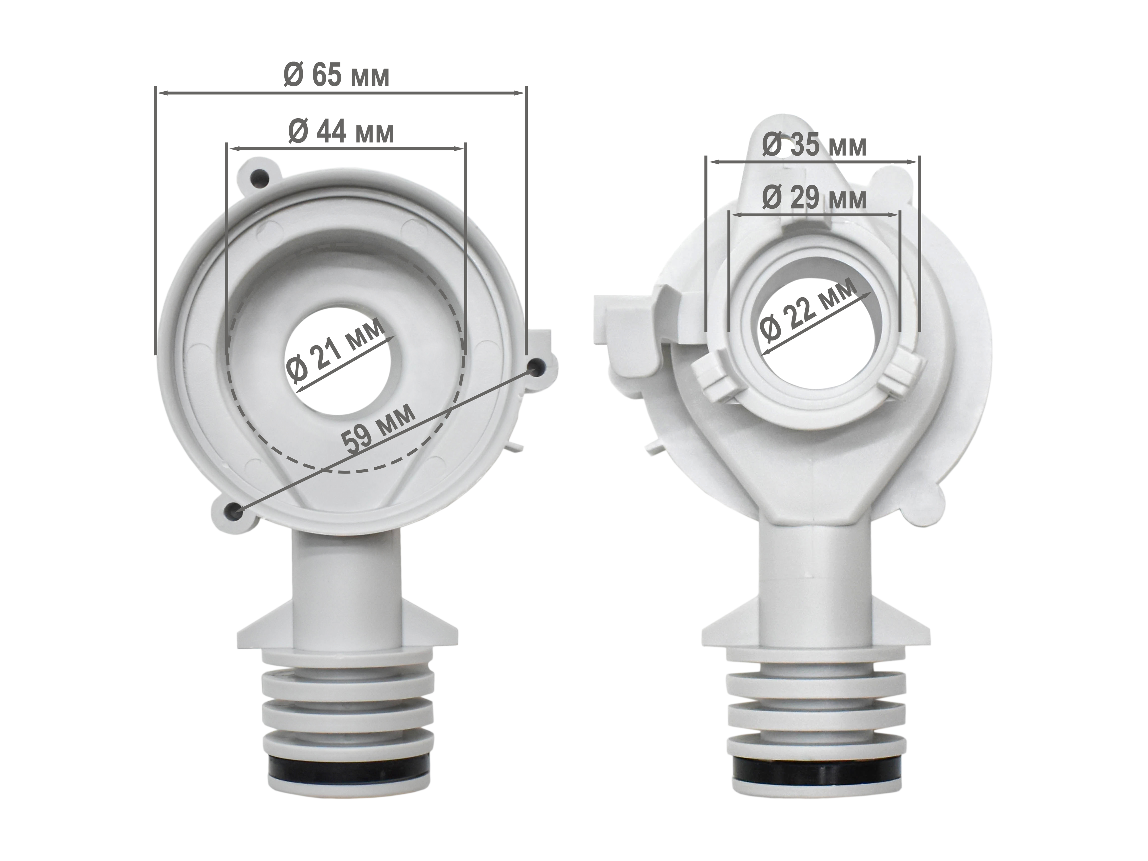 Улитка помпы Indesit C00143739