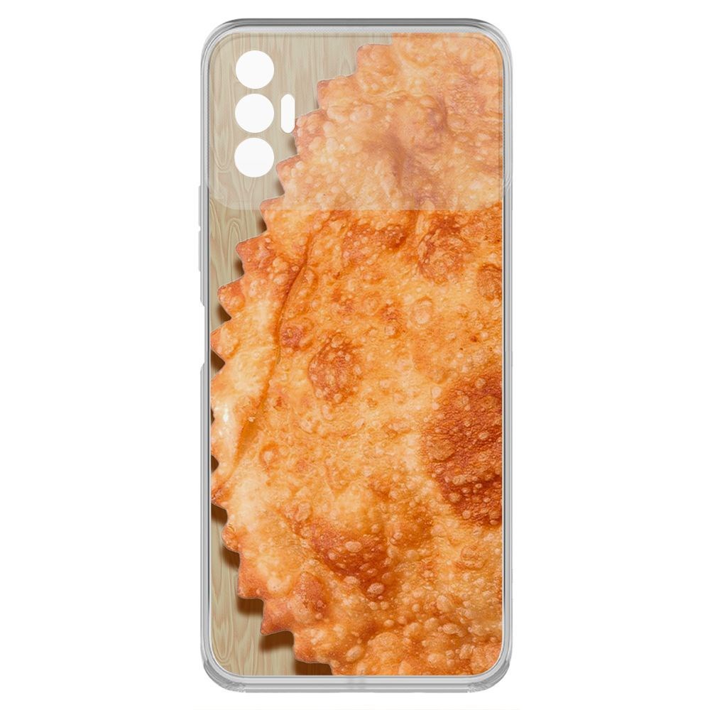 

Чехол-накладка Krutoff Clear Case Чебурек для Tecno Spark 8P, Прозрачный
