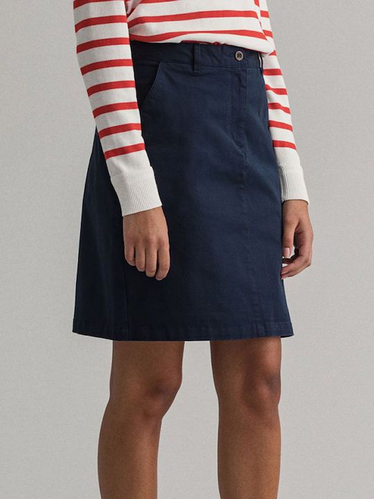 

Юбка женская GANT 4400047 синяя 44 EU, Синий, 4400047