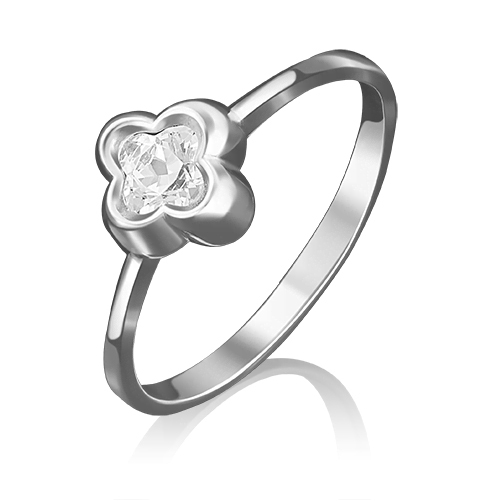 

Кольцо из золота р. 15,5 PLATINA jewelry 01-4875-00-501-1120-38, фианит, 01-4875-00-501-1120-38