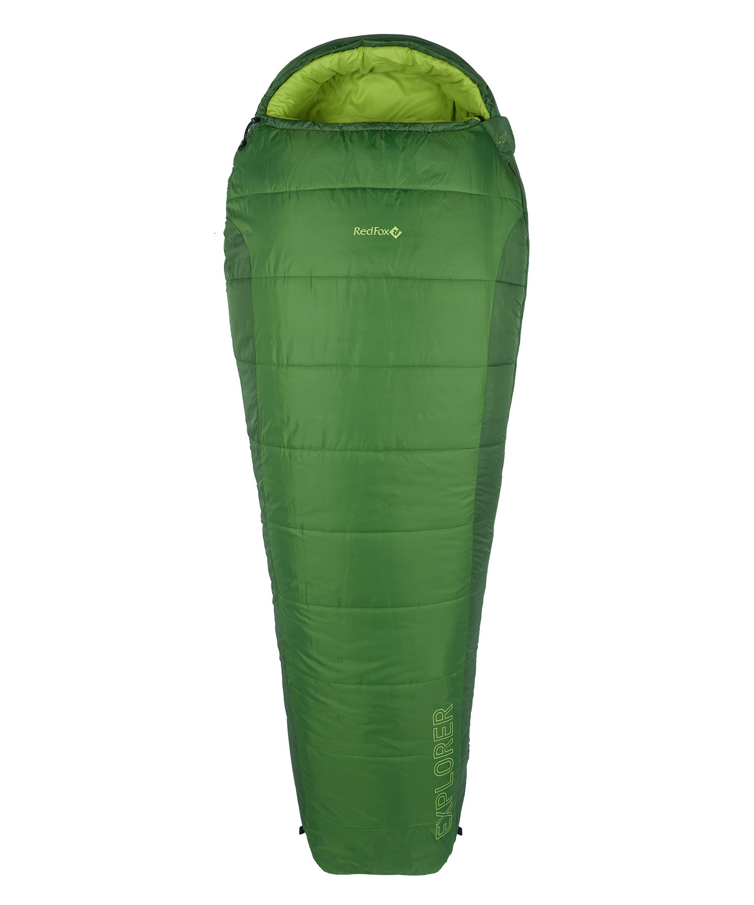Спальный мешок RedFox Explorer -30C (Regular, 6261/зеленый) правый