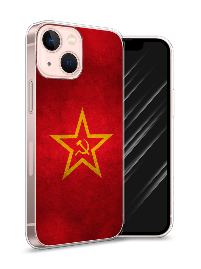 

Чехол Awog на Apple iPhone 13 mini / Айфон 13 mini "Красное знамя", Разноцветный, 14150-10