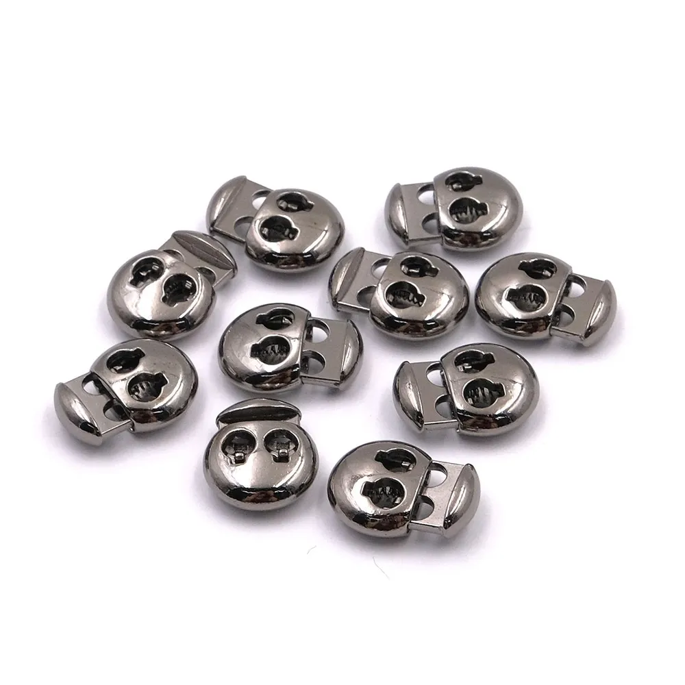 

Фиксатор Айрис 20,5*15,6мм 2 отверстия d-3,5мм металл Nickel (черный никель) 10 шт