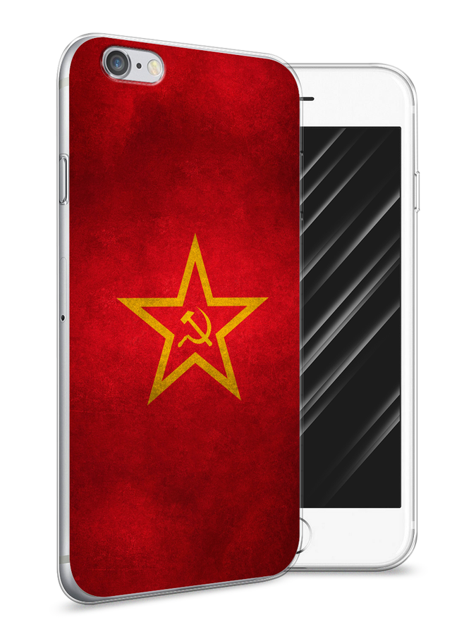 

Чехол Awog на Apple iPhone 6S / Айфон 6S "Красное знамя", Разноцветный, 0104S50-10