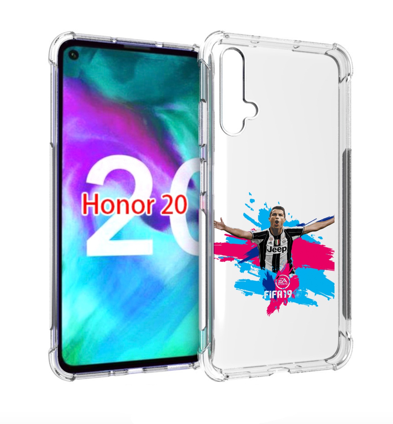 

Чехол бампер MyPads Fifa-2022 мужской для Huawei, Прозрачный, Tocco