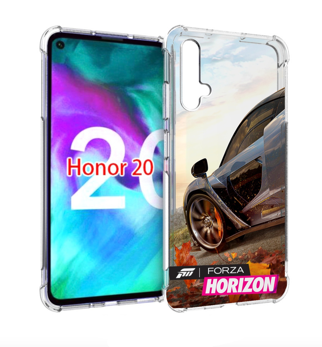 

Чехол бампер MyPads Forza Horizon 4 для Honor 20, Прозрачный, Tocco