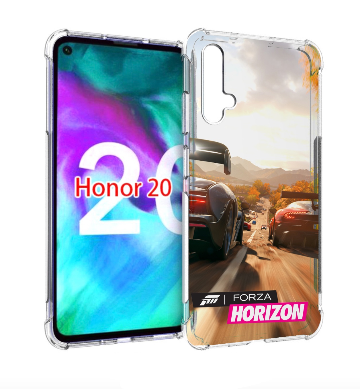 

Чехол бампер MyPads Forza Horizon для Honor 20, Прозрачный, Tocco