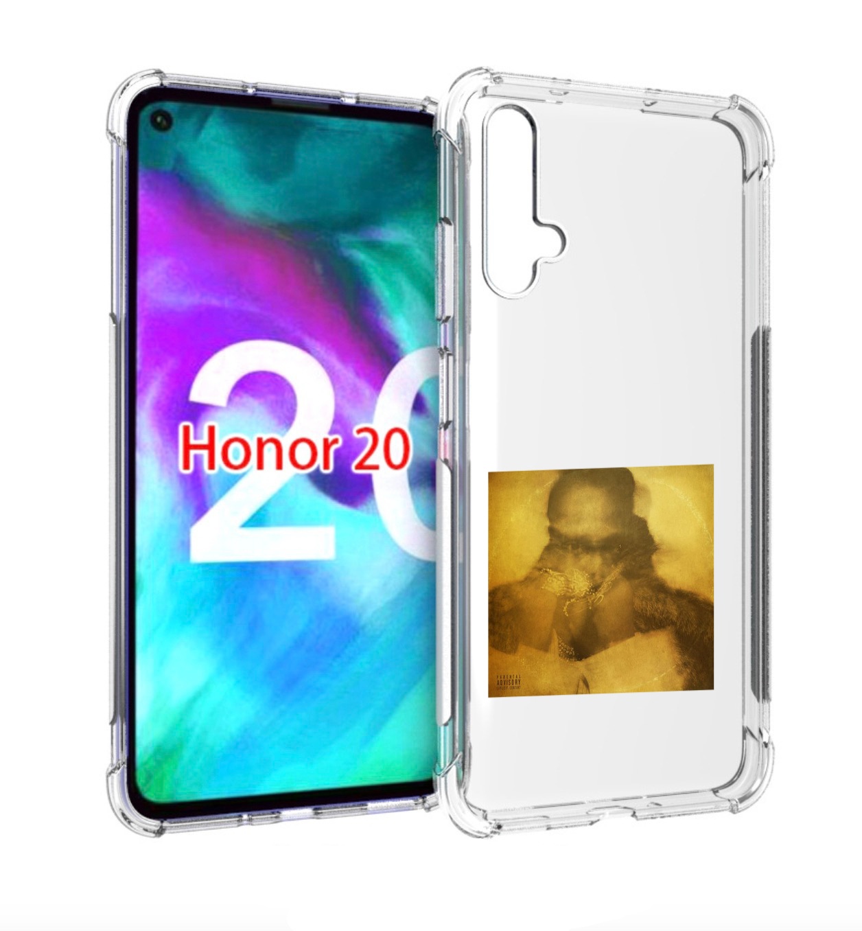 

Чехол бампер MyPads Future - Future для Honor 20, Прозрачный, Tocco