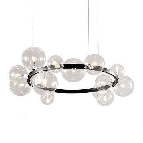 фото Delight collection art deco bubble omg1075r black/clear