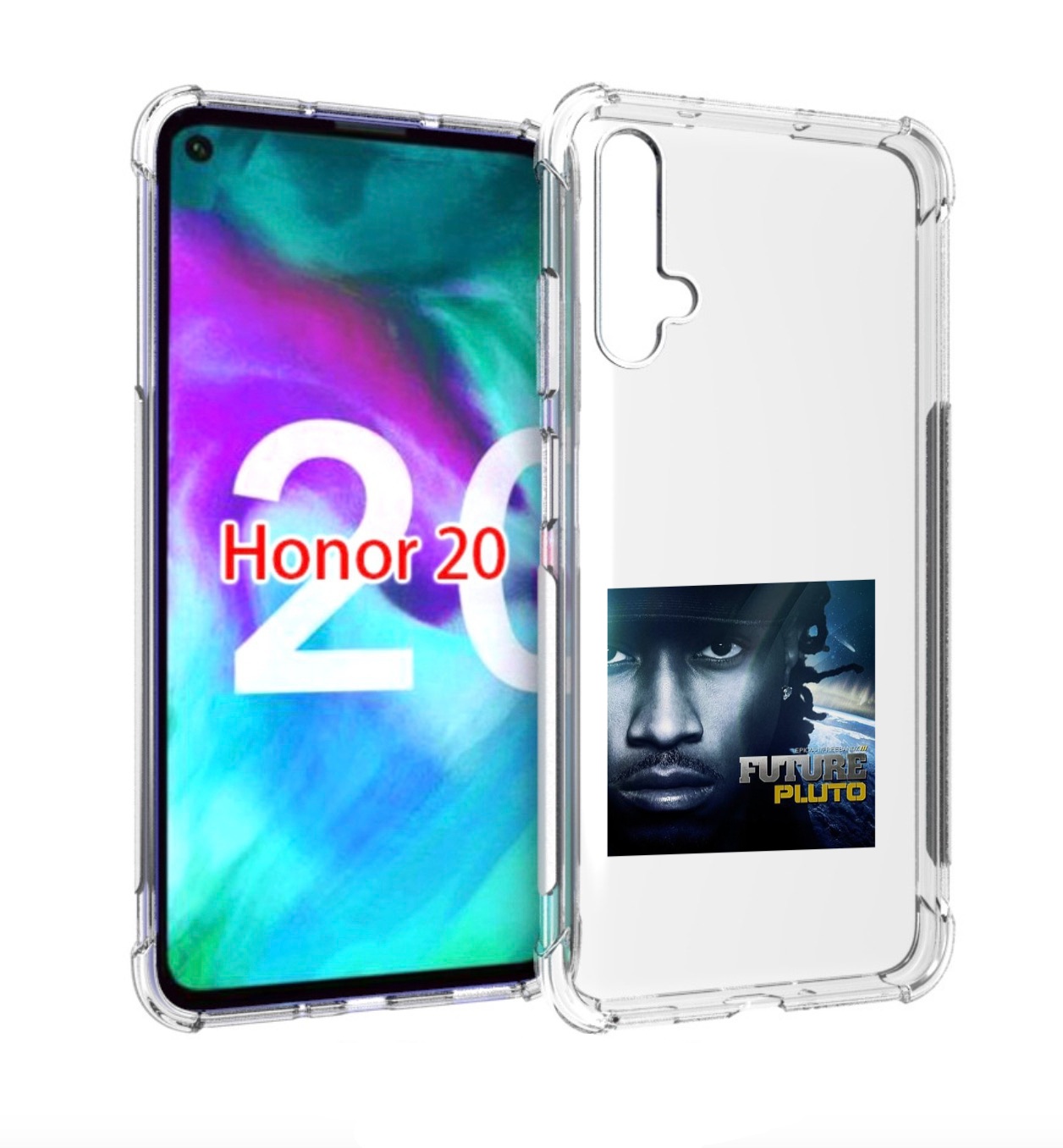 

Чехол бампер MyPads Future - Pluto для Honor 20, Прозрачный, Tocco