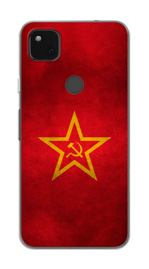 

Чехол Awog на Google Pixel 4A "Красное знамя", Разноцветный, 270650-10
